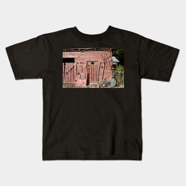 Old shed Kids T-Shirt by sma1050